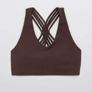Aerie OFFLINE Real Me Stretch Macrame Sports Bra size medium